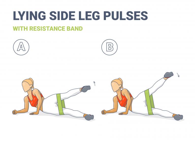 NursePower - Stock image - exercise - leg pulses